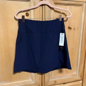 Tribal Sport Deep Blue Athletic Skort | Built-In Shorts | Size Small NWT